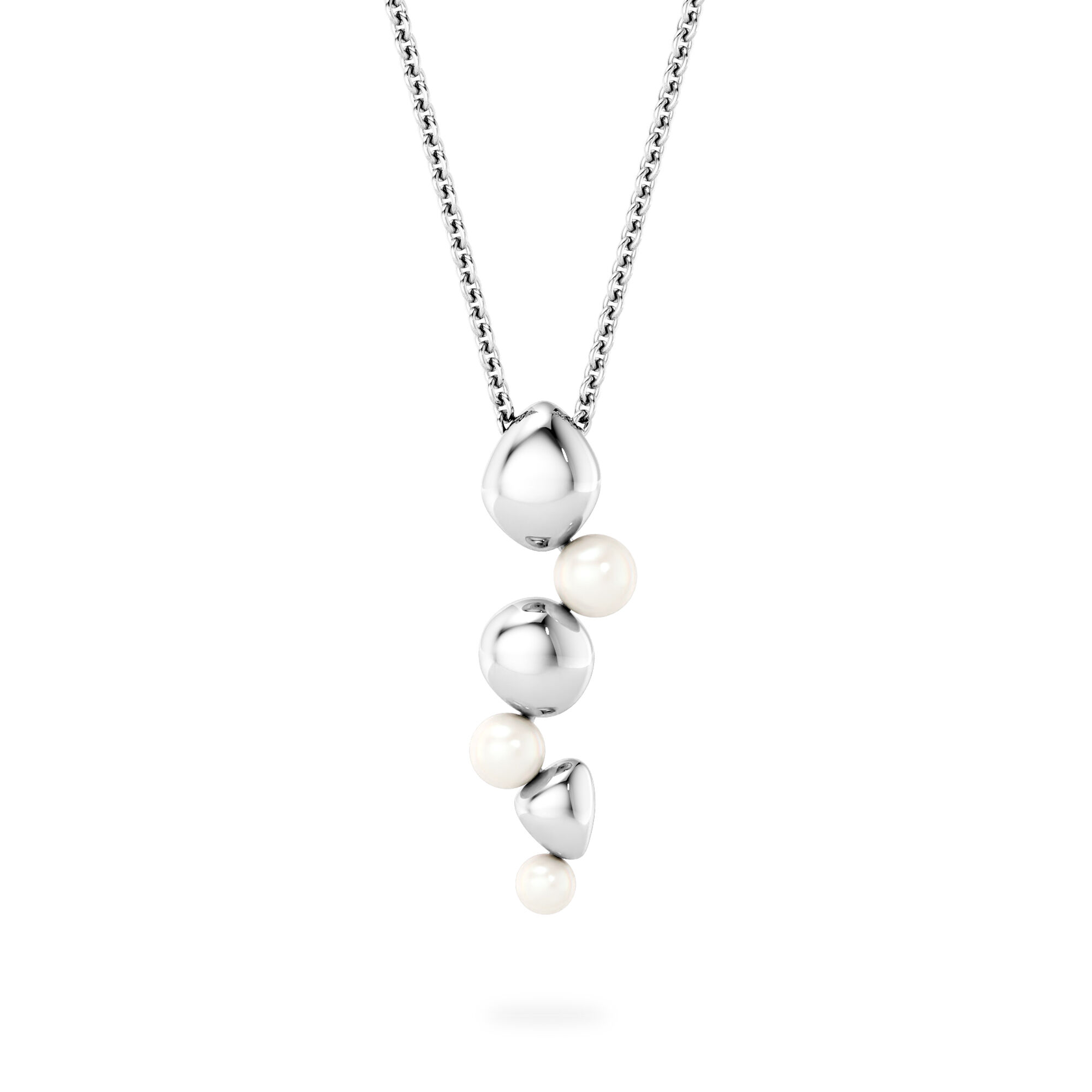 ネックレス・ペンダント +ENGBROX+ silver925 rhythmical pearl drop necklace EBNL24070 Designer fashion, Seoul-fully created | W Concept